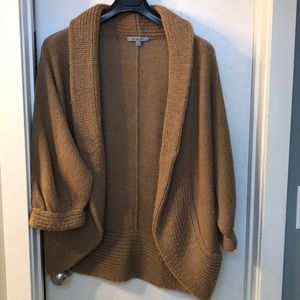 Camel colored wool cardigan/shrug from Nordstrom